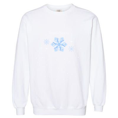 Team Snow Queen Nutcracker Ballet Christmas Snowflake Dancer Gift Garment-Dyed Sweatshirt