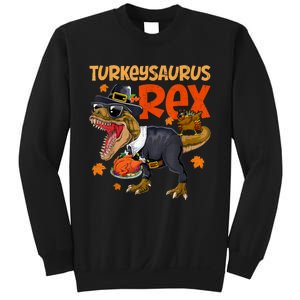 Turkey Saurus Rex Thanksgiving Dinosaur Turkey Sweatshirt