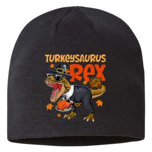 Turkey Saurus Rex Thanksgiving Dinosaur Turkey Sustainable Beanie