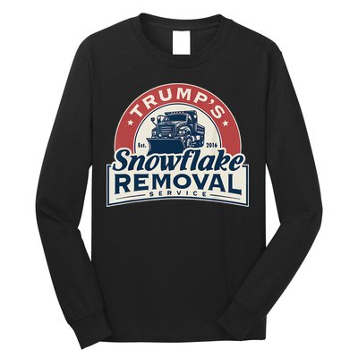 TrumpS Snowflake Removal Service Funny Trump 2024 Gift Love Long Sleeve Shirt