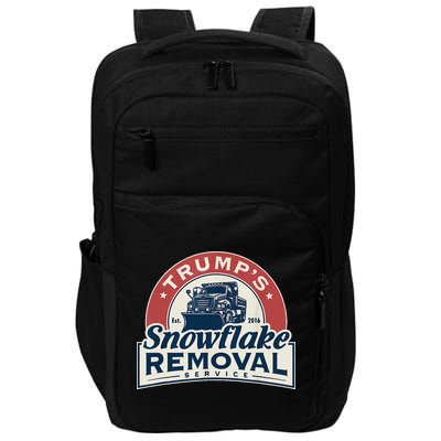 TrumpS Snowflake Removal Service Funny Trump 2024 Gift Love Impact Tech Backpack