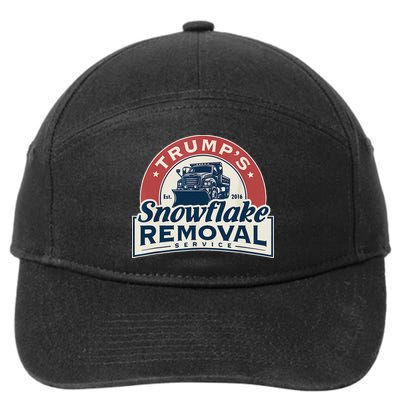 TrumpS Snowflake Removal Service Funny Trump 2024 Gift Love 7-Panel Snapback Hat