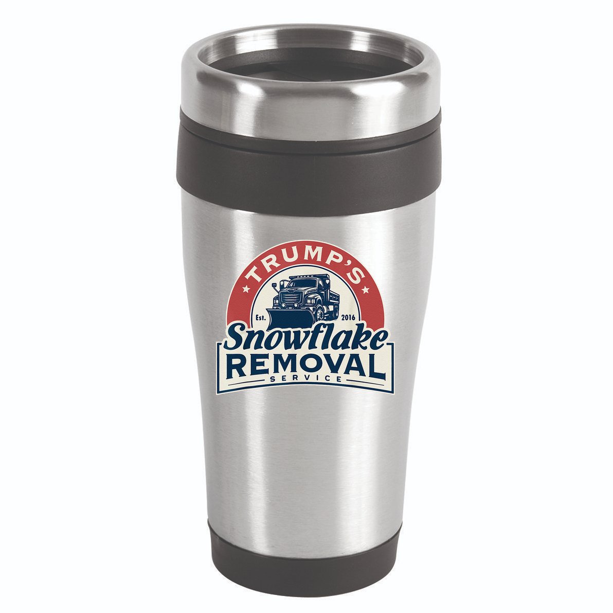 TrumpS Snowflake Removal Service Funny Trump 2024 Gift Love 16oz Travel Tumbler