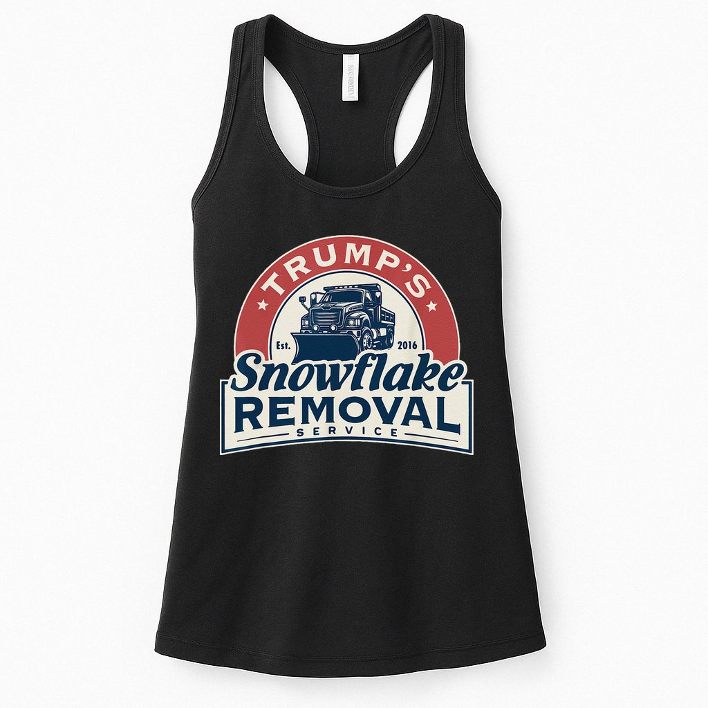 TrumpS Snowflake Removal Service Funny Trump 2024 Gift Love Womens Tank Top