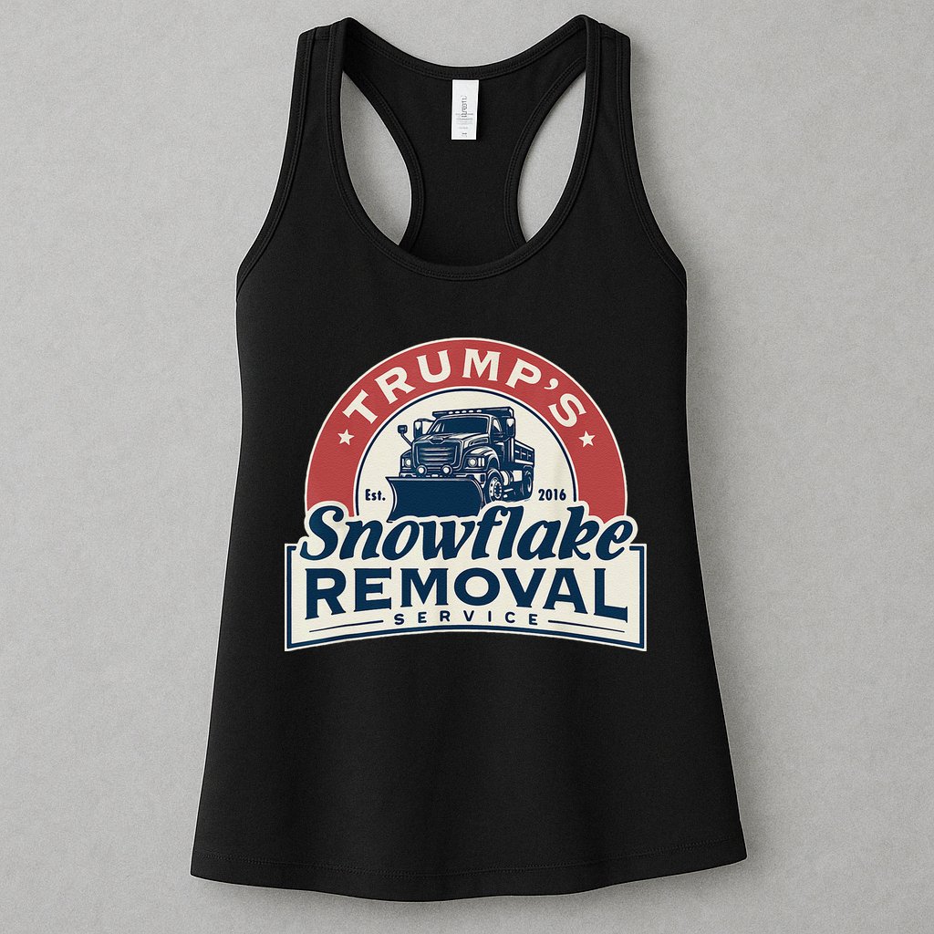 TrumpS Snowflake Removal Service Funny Trump 2024 Gift Love Womens Tank Top