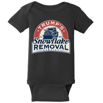TrumpS Snowflake Removal Service Funny Trump 2024 Gift Love Baby Bodysuit