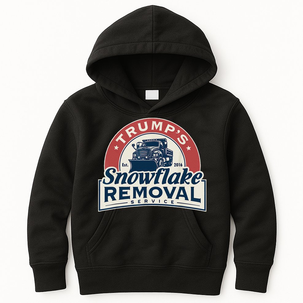 TrumpS Snowflake Removal Service Funny Trump 2024 Gift Love Kids Hoodie