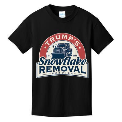 TrumpS Snowflake Removal Service Funny Trump 2024 Gift Love Kids T-Shirt