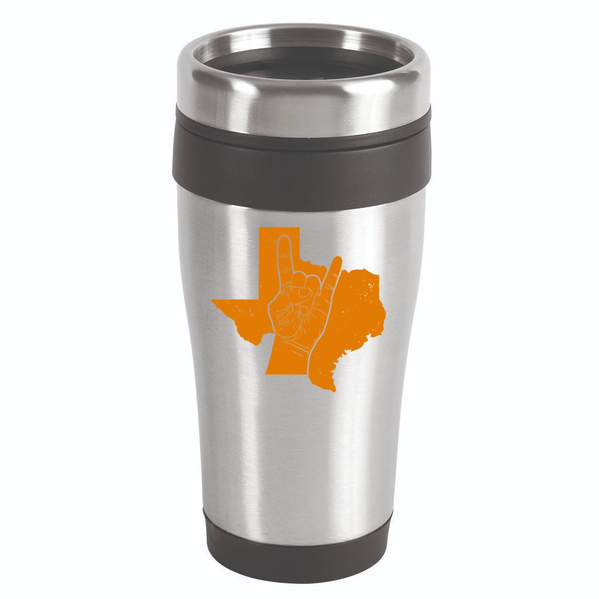 Texas State Rock N Roll 16oz Travel Tumbler