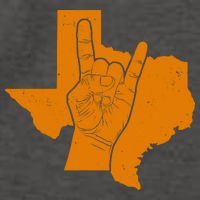 Texas State Rock N Roll Vector Backpack
