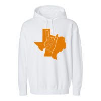 Texas State Rock N Roll Garment-Dyed Fleece Hoodie