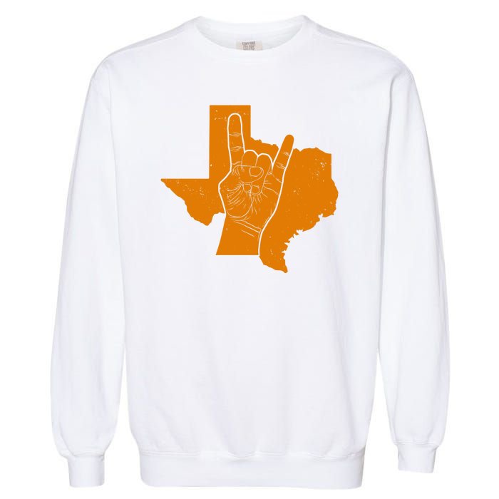 Texas State Rock N Roll Garment-Dyed Sweatshirt