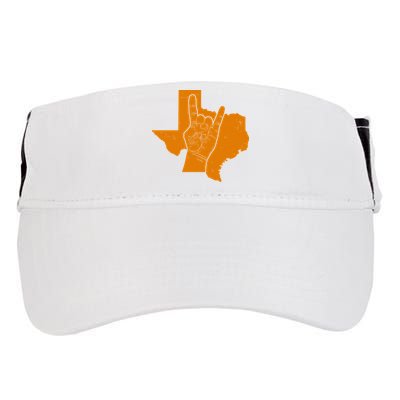 Texas State Rock N Roll Adult Drive Performance Visor