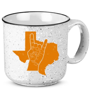 Texas State Rock N Roll 15oz Campfire Ceramic Mug