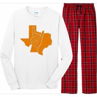 Texas State Rock N Roll Long Sleeve Pajama Set