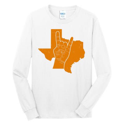 Texas State Rock N Roll Tall Long Sleeve T-Shirt