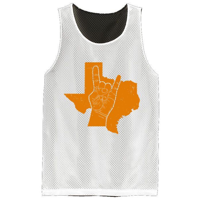 Texas State Rock N Roll Mesh Reversible Basketball Jersey Tank
