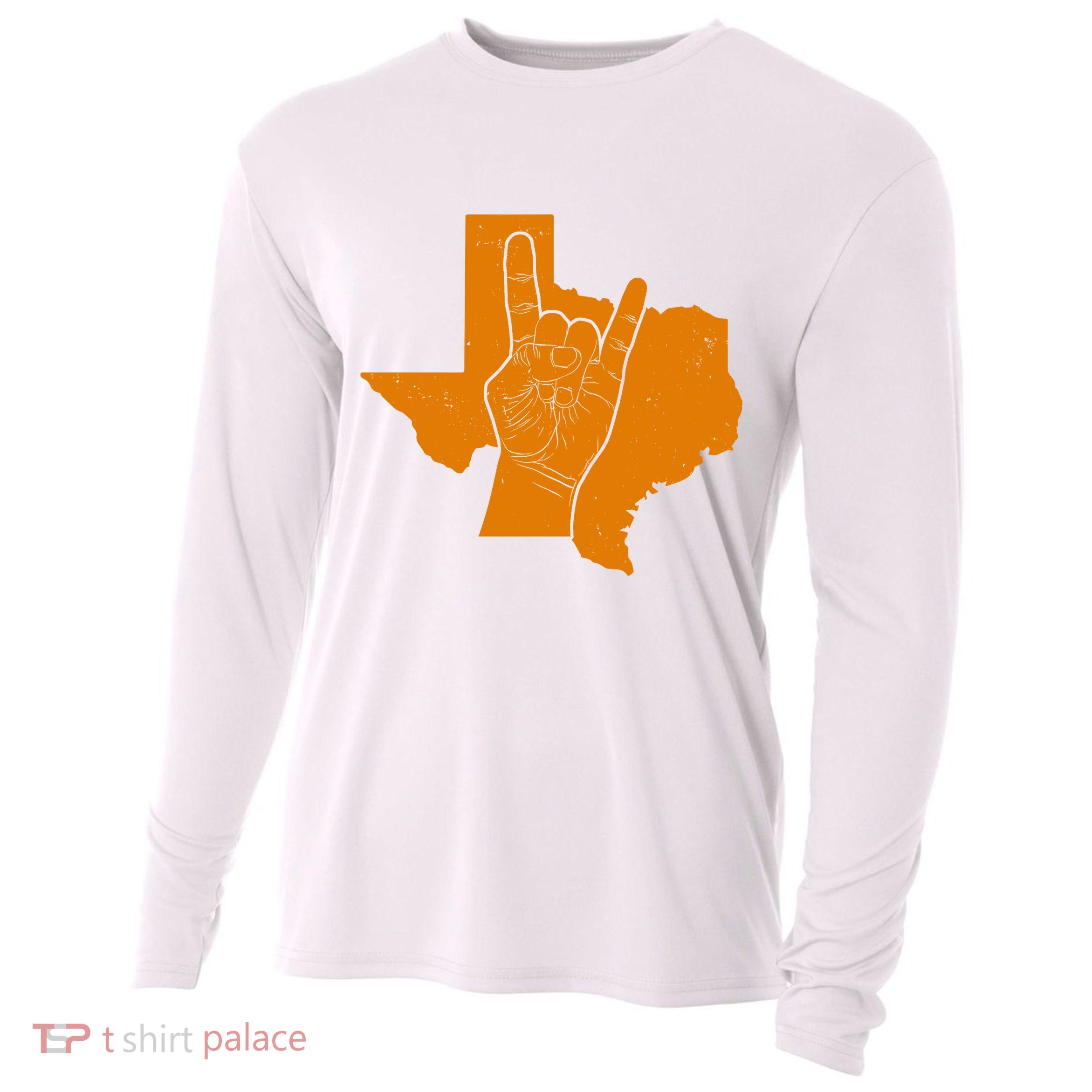 Texas State Rock N Roll Cooling Performance Long Sleeve Crew