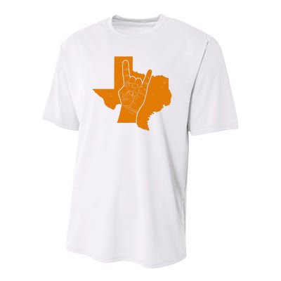 Texas State Rock N Roll Youth Performance Sprint T-Shirt