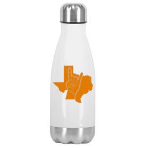 Texas State Rock N Roll Stainless Steel Insulated Water Bottle