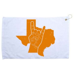 Texas State Rock N Roll Grommeted Golf Towel