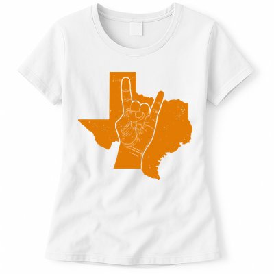 Texas State Rock N Roll Womens T-Shirt