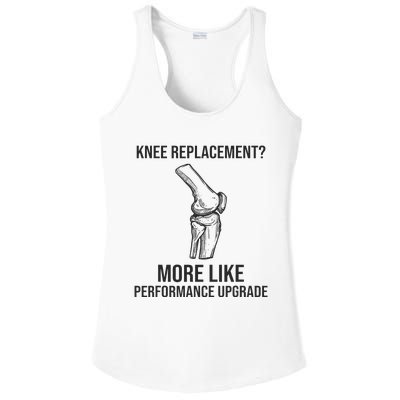 Therapy Surgery Recover Knee Injury Funny Knee Replacement Ladies PosiCharge Competitor Racerback Tank