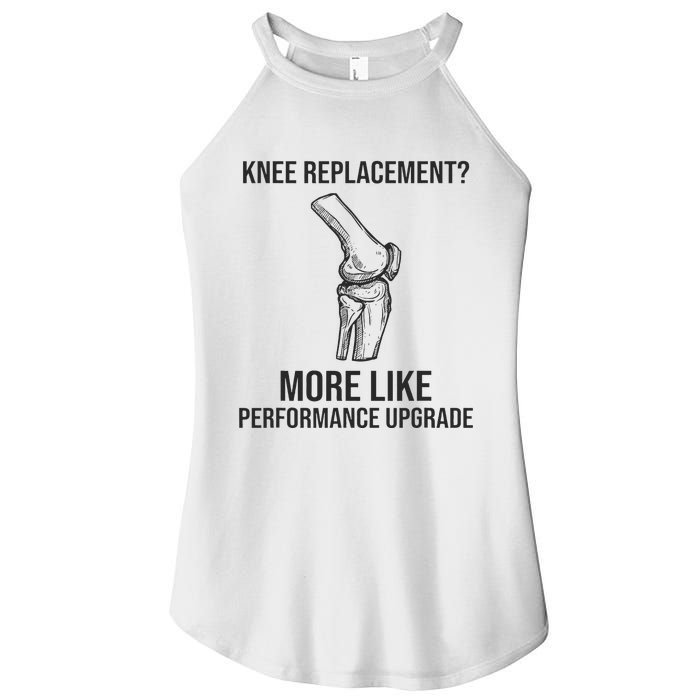 Therapy Surgery Recover Knee Injury Funny Knee Replacement Women’s Perfect Tri Rocker Tank