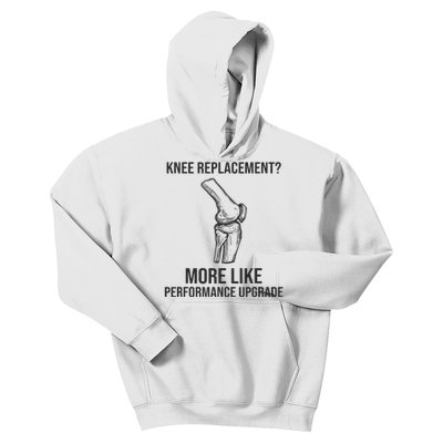 Therapy Surgery Recover Knee Injury Funny Knee Replacement Kids Hoodie