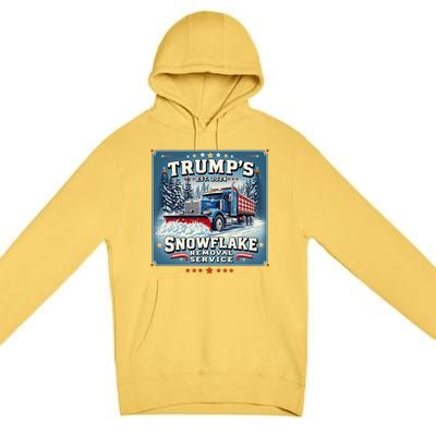 TrumpS Snowflake Removal Service Funny Trump 2024 Gift Premium Pullover Hoodie