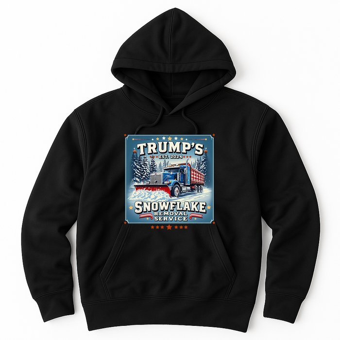 TrumpS Snowflake Removal Service Funny Trump 2024 Gift Hoodie