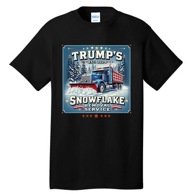 TrumpS Snowflake Removal Service Funny Trump 2024 Gift Tall T-Shirt