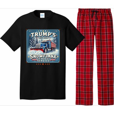 TrumpS Snowflake Removal Service Funny Trump 2024 Gift Pajama Set