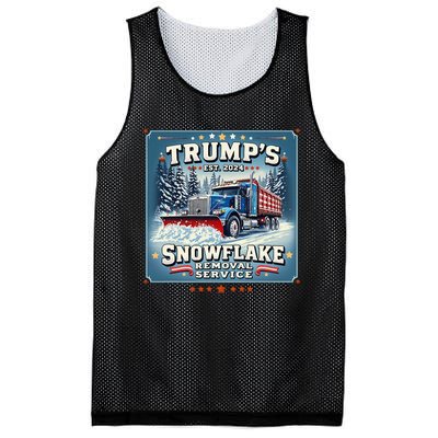 TrumpS Snowflake Removal Service Funny Trump 2024 Gift Mesh Reversible Basketball Jersey Tank