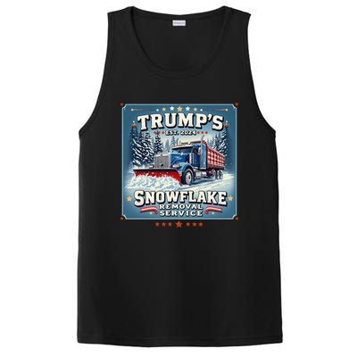 TrumpS Snowflake Removal Service Funny Trump 2024 Gift PosiCharge Competitor Tank