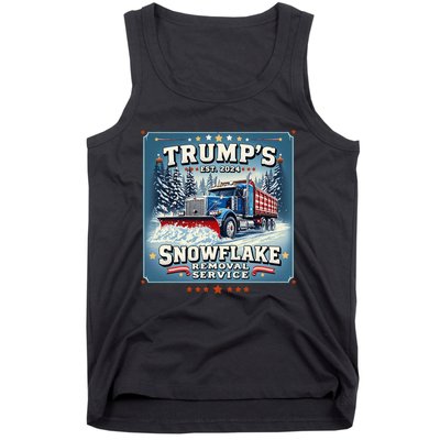 TrumpS Snowflake Removal Service Funny Trump 2024 Gift Tank Top