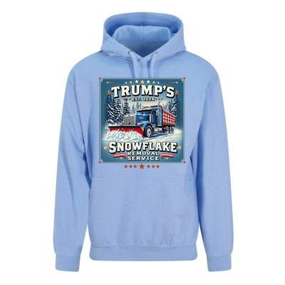 TrumpS Snowflake Removal Service Funny Trump 2024 Gift Unisex Surf Hoodie