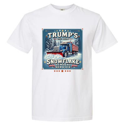 TrumpS Snowflake Removal Service Funny Trump 2024 Gift Garment-Dyed Heavyweight T-Shirt