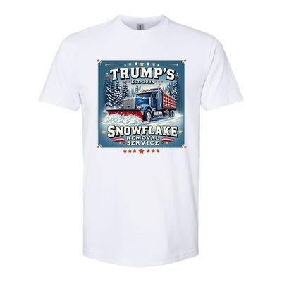 TrumpS Snowflake Removal Service Funny Trump 2024 Gift Softstyle CVC T-Shirt