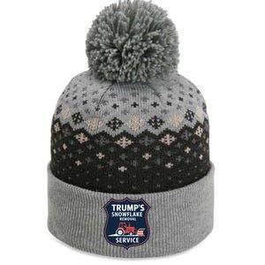 TrumpS Snowflake Removal Service Funny Gift The Baniff Cuffed Pom Beanie