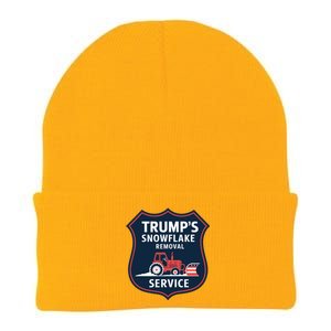 TrumpS Snowflake Removal Service Funny Gift Knit Cap Winter Beanie