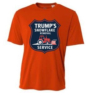 TrumpS Snowflake Removal Service Funny Gift Cooling Performance Crew T-Shirt