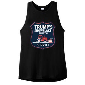 TrumpS Snowflake Removal Service Funny Gift Ladies PosiCharge Tri-Blend Wicking Tank