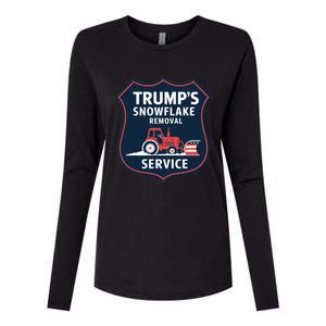 TrumpS Snowflake Removal Service Funny Gift Womens Cotton Relaxed Long Sleeve T-Shirt