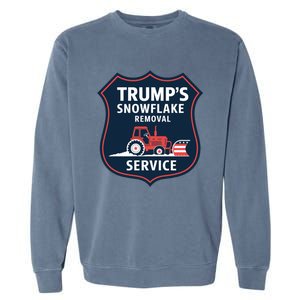 TrumpS Snowflake Removal Service Funny Gift Garment-Dyed Sweatshirt