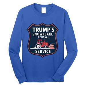 TrumpS Snowflake Removal Service Funny Gift Long Sleeve Shirt