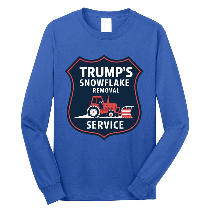 TrumpS Snowflake Removal Service Funny Gift Long Sleeve Shirt