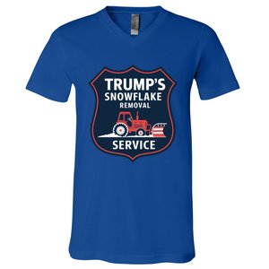 TrumpS Snowflake Removal Service Funny Gift V-Neck T-Shirt