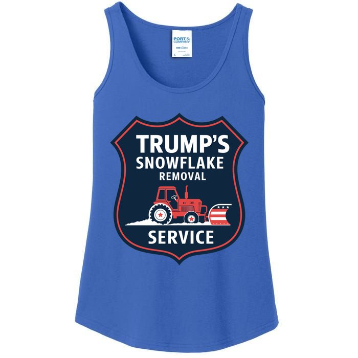 TrumpS Snowflake Removal Service Funny Gift Ladies Essential Tank