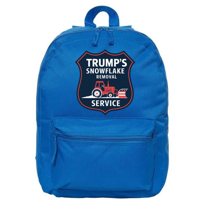 TrumpS Snowflake Removal Service Funny Gift 16 in Basic Backpack